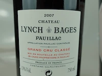2x chateau lynch bages 2007 - afbeelding 4 van  4