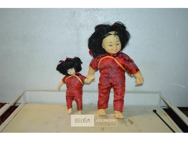 2x chinese poppen - afbeelding 1 van  3