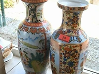 2x chinese vaas - h60 cm - afbeelding 1 van  2