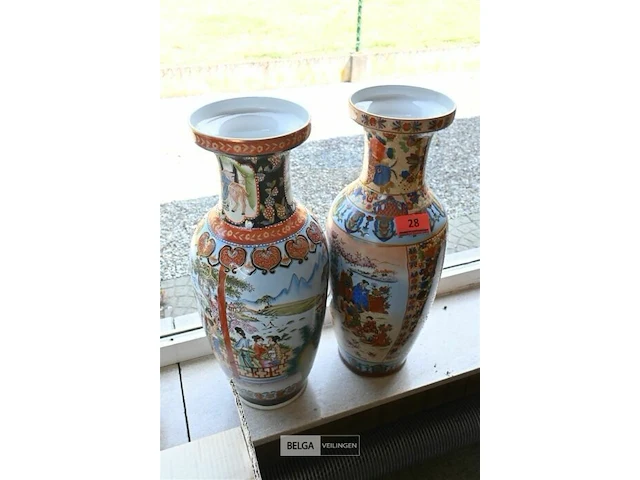 2x chinese vaas - h60 cm - afbeelding 2 van  2