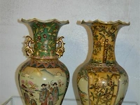 2x chinese vaas satsuma h=45cm - afbeelding 2 van  5
