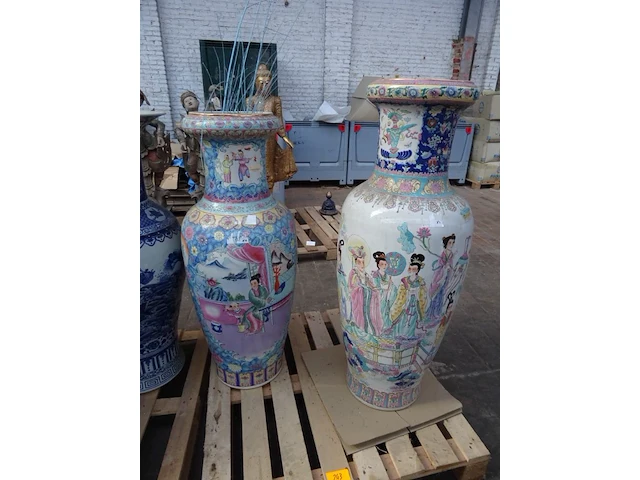 2x chinese vaas - afbeelding 1 van  5