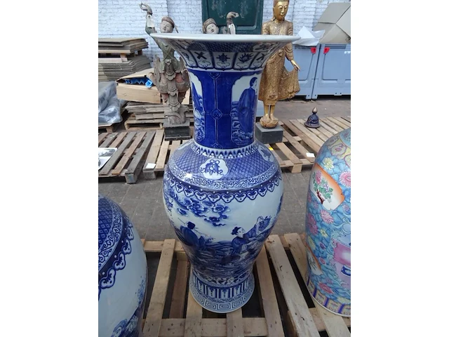 2x chinese vaas - afbeelding 3 van  4