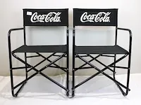 2x coca cola vouwstoel - afbeelding 1 van  3