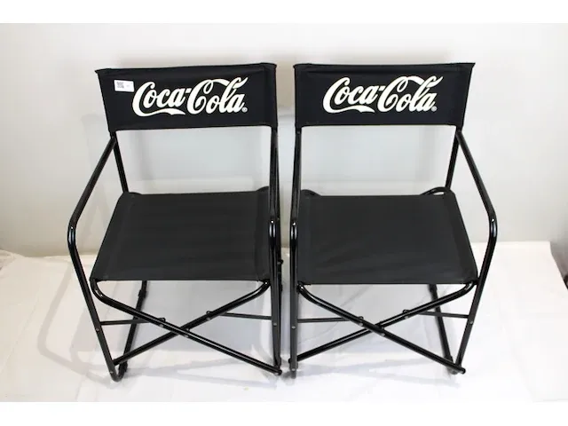 2x coca cola vouwstoel - afbeelding 2 van  3