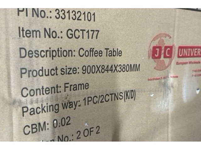 2x coffe tafel - afbeelding 7 van  8