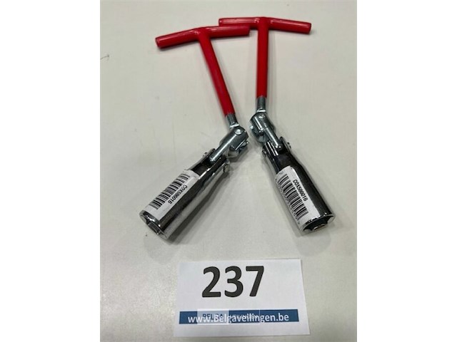 2x connex bougiesleutel 16mm met cardangewricht - afbeelding 2 van  3