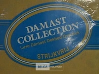 2x damast collection dekbedovertrek 240x220cm - afbeelding 5 van  6