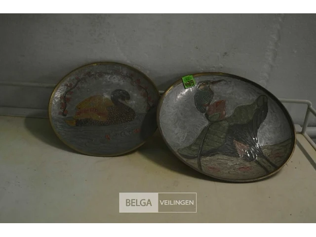 2x deco bordjes - afbeelding 1 van  3