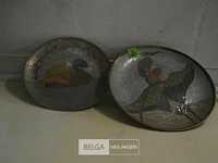 2x deco bordjes - afbeelding 1 van  3