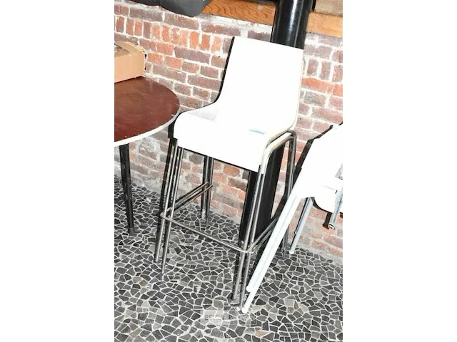 2x design buffetstoel zithoogte =80 - afbeelding 1 van  1