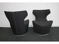 2x design fauteuil b&b italia piccola papilio - afbeelding 2 van  9