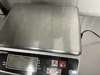 2x digitale weegschaal ggm gastro sw10 baxtram - afbeelding 3 van  5