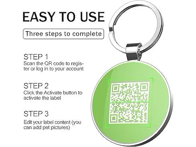 2x disontag qr code dog tag - afbeelding 3 van  3