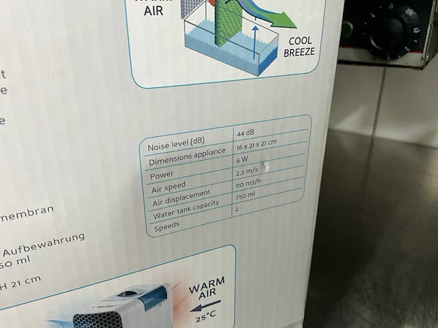2x domo do154a air cooler - afbeelding 4 van  5