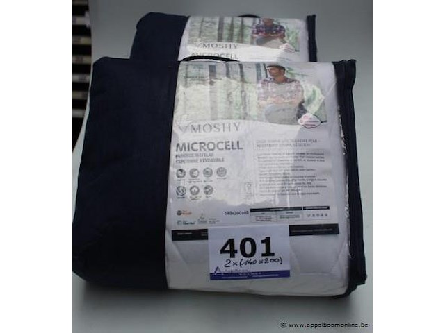 2x donsdeken moshy, afm 140x200 - afbeelding 1 van  1