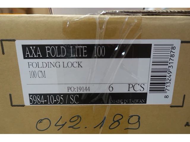 2x doos fietssloten axa - afbeelding 3 van  3