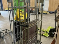 2x draadkar ± 65x80x170 - afbeelding 1 van  4