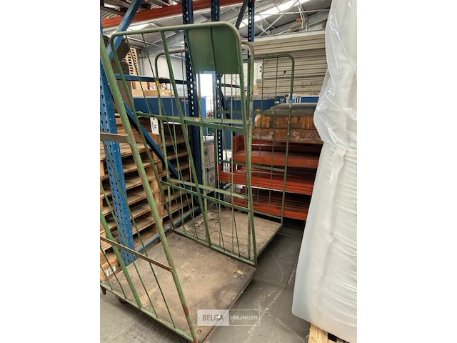 2x draadkarren - transportkarren - afbeelding 1 van  4
