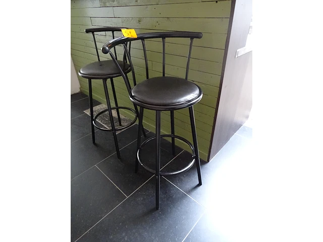 2x draaibare barstoel - afbeelding 2 van  4