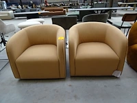 2x draaibare fauteuil pr living - afbeelding 1 van  3