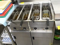 2x dubbele inox friteuse valentine - afbeelding 2 van  7