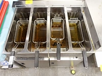 2x dubbele inox friteuse valentine - afbeelding 3 van  7