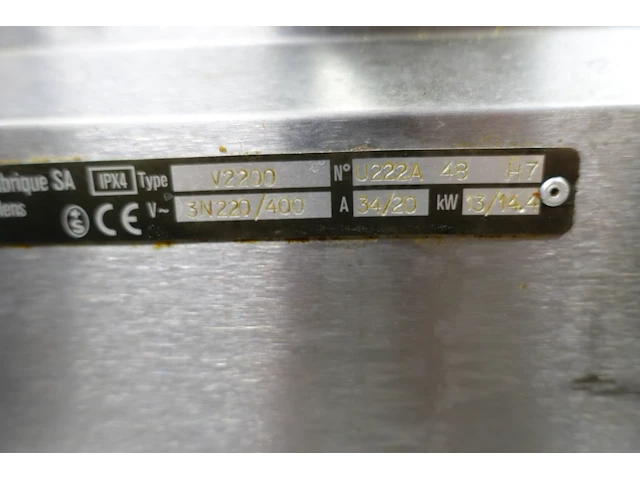 2x dubbele inox friteuse valentine - afbeelding 6 van  7