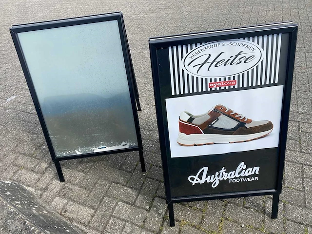 2x dubbelzijdig stoepbord a1 formaat - afbeelding 2 van  2