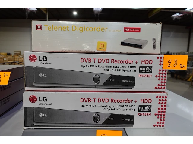 2x dvb t dvd recorder lg - afbeelding 1 van  3