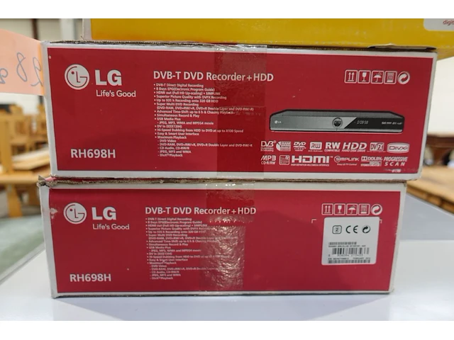 2x dvb t dvd recorder lg - afbeelding 2 van  3