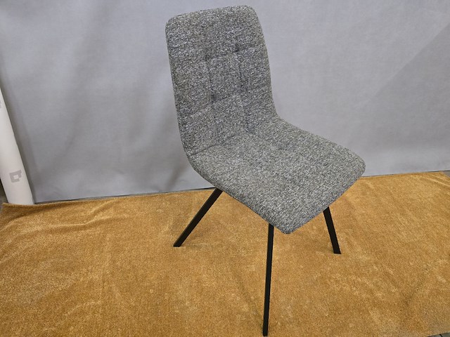 2x eetkamerstoel brink darkgrey fabrics - afbeelding 1 van  3