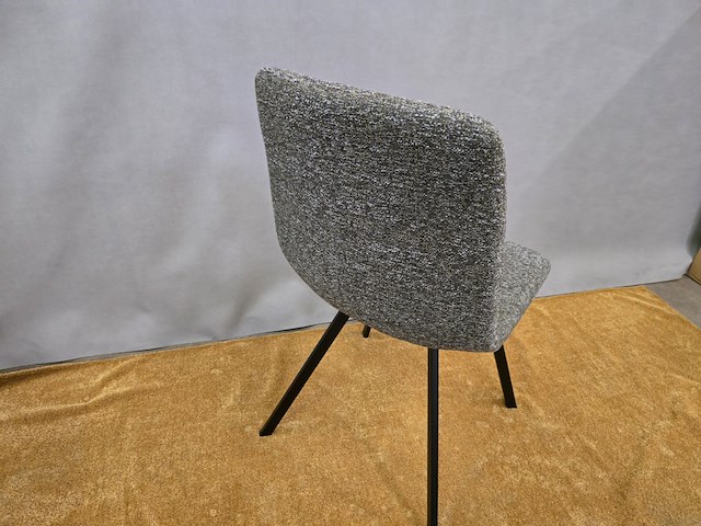 2x eetkamerstoel brink darkgrey fabrics - afbeelding 3 van  3