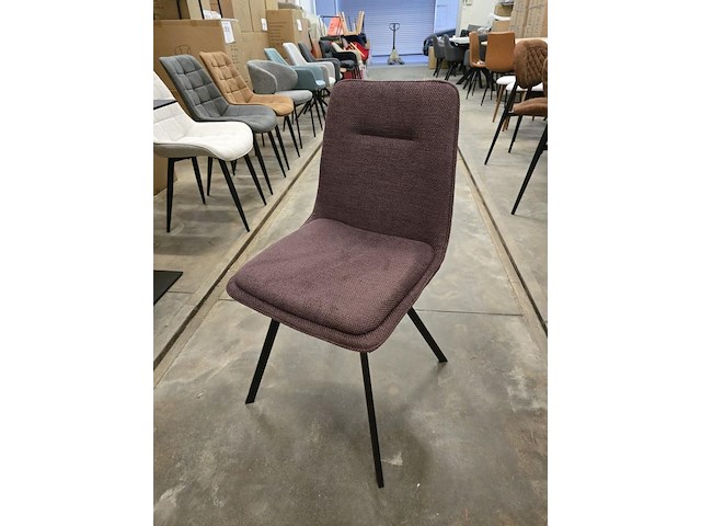 2x eetkamerstoel brink winered fabrics - afbeelding 1 van  4