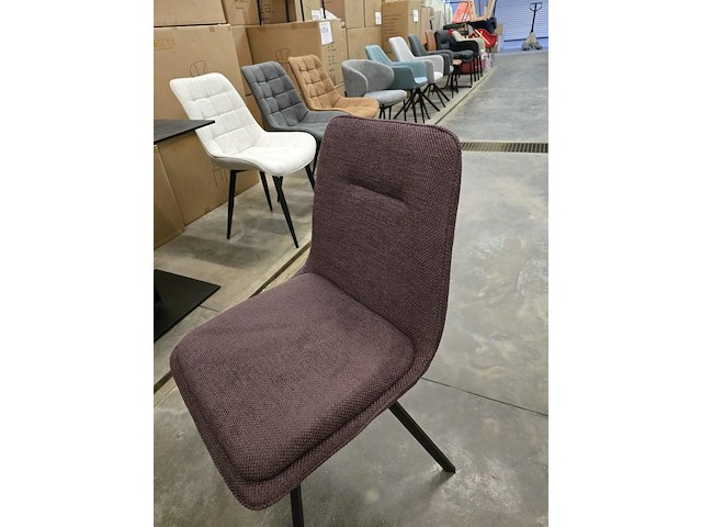 2x eetkamerstoel brink winered fabrics - afbeelding 2 van  4