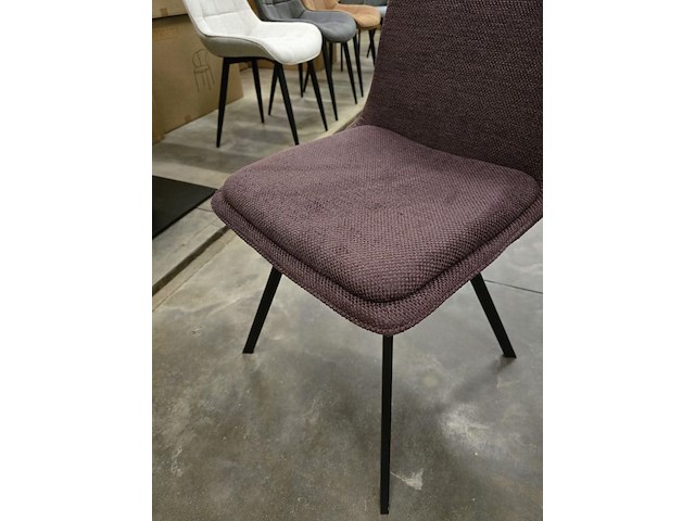 2x eetkamerstoel brink winered fabrics - afbeelding 3 van  4