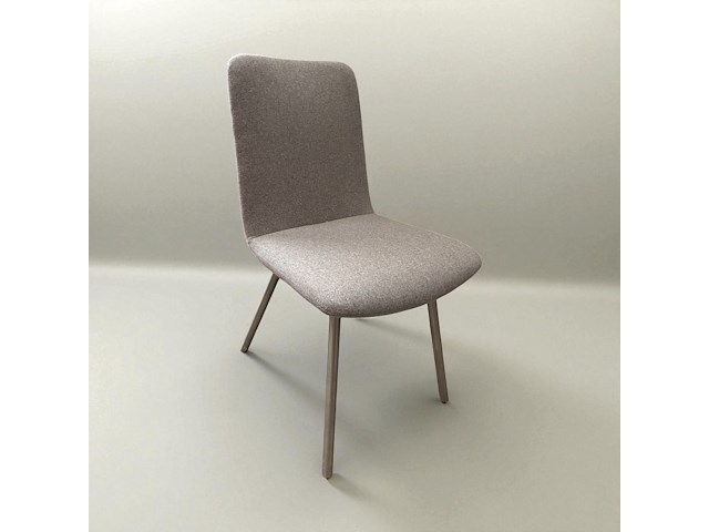 2x eetkamerstoel grey unic design - afbeelding 1 van  1