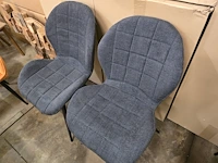 2x eetkamerstoel phoen bluejeans fabrics - afbeelding 2 van  3