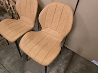 2x eetkamerstoel phoenix camel pu - afbeelding 2 van  3