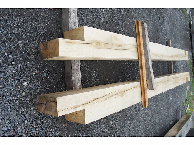 2x eiken balken geschaafd 230x230 - afbeelding 4 van  4