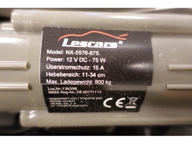 2x elektrisch kriksysteem lescars - afbeelding 3 van  3