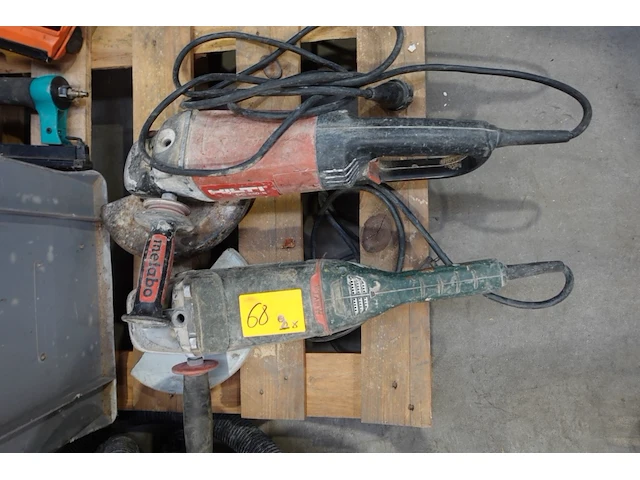 2x elektrische haakse slijper - afbeelding 1 van  3