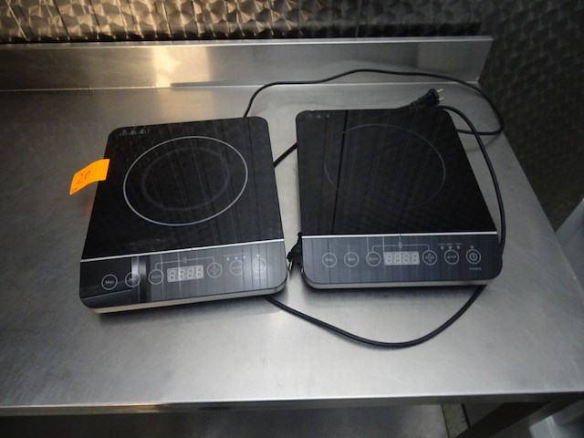 2x elektrische inductiekookplaat quigg - afbeelding 1 van  3