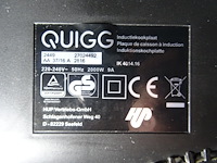 2x elektrische inductiekookplaat quigg - afbeelding 2 van  3