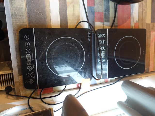 2x elektrische inductieplaat quigg - afbeelding 1 van  4