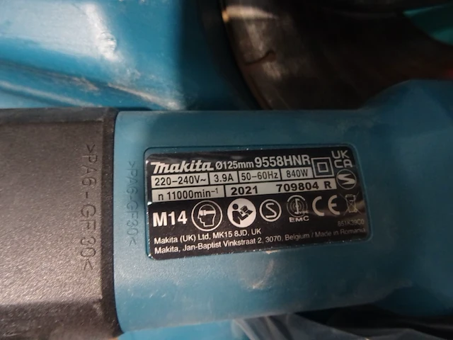 2x elektrische slijpmachine makita - afbeelding 3 van  5