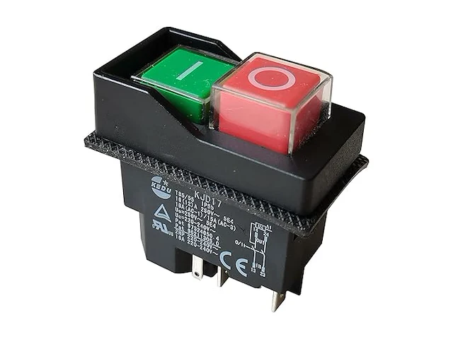 2x elektromagnetische schakelaar 240v 5pin (kjd17-5pins-250v) - afbeelding 1 van  3