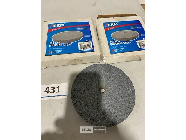 2x ferm slijpsteen 150mm k36 - afbeelding 1 van  3