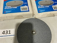 2x ferm slijpsteen 150mm k36 - afbeelding 2 van  3