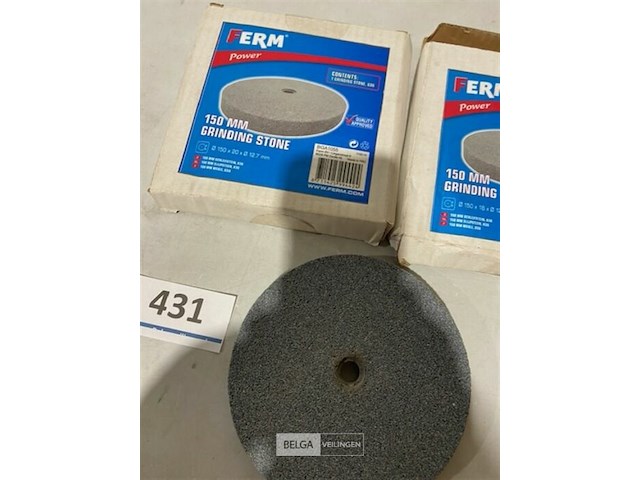 2x ferm slijpsteen 150mm k36 - afbeelding 3 van  3